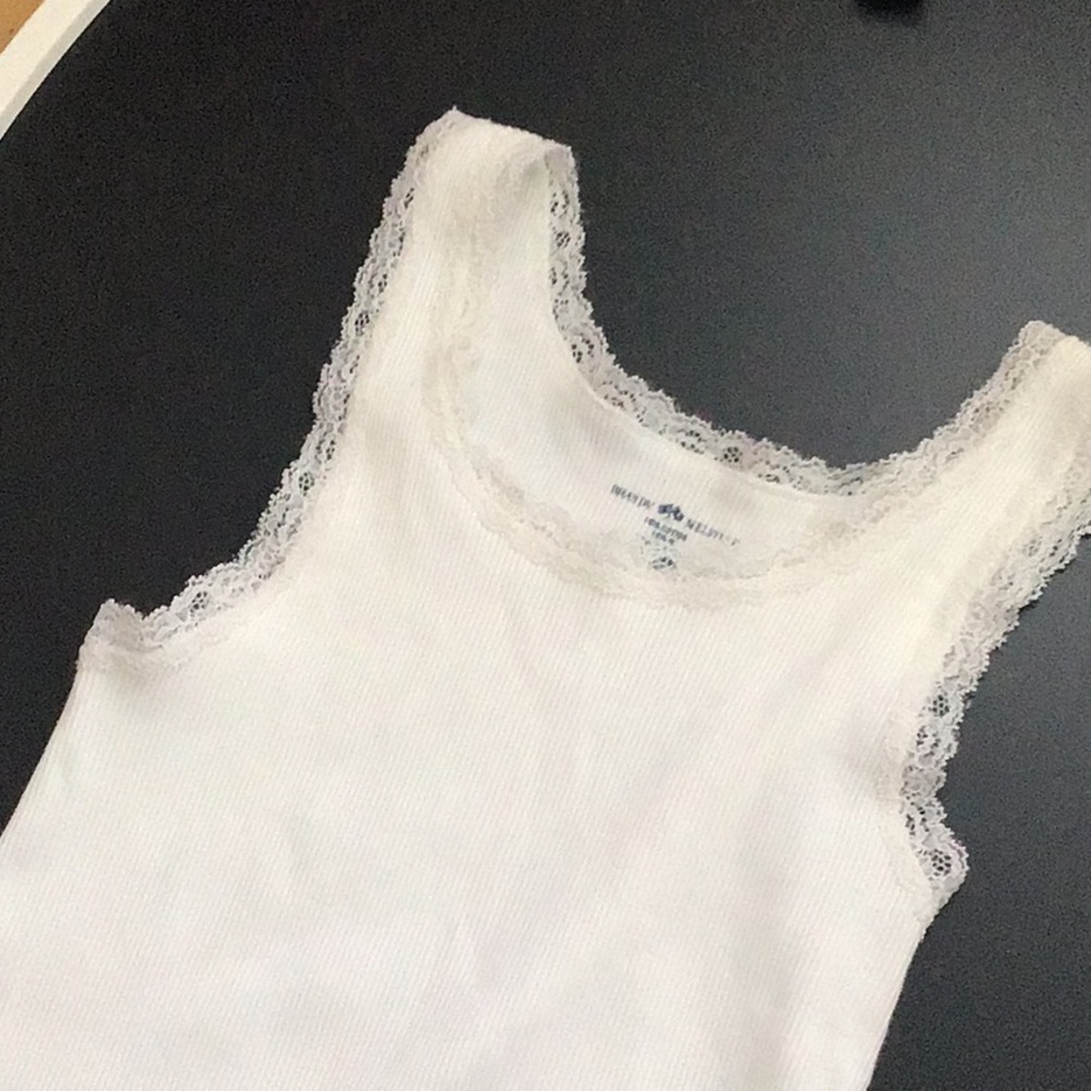 lace cropped brandy tank